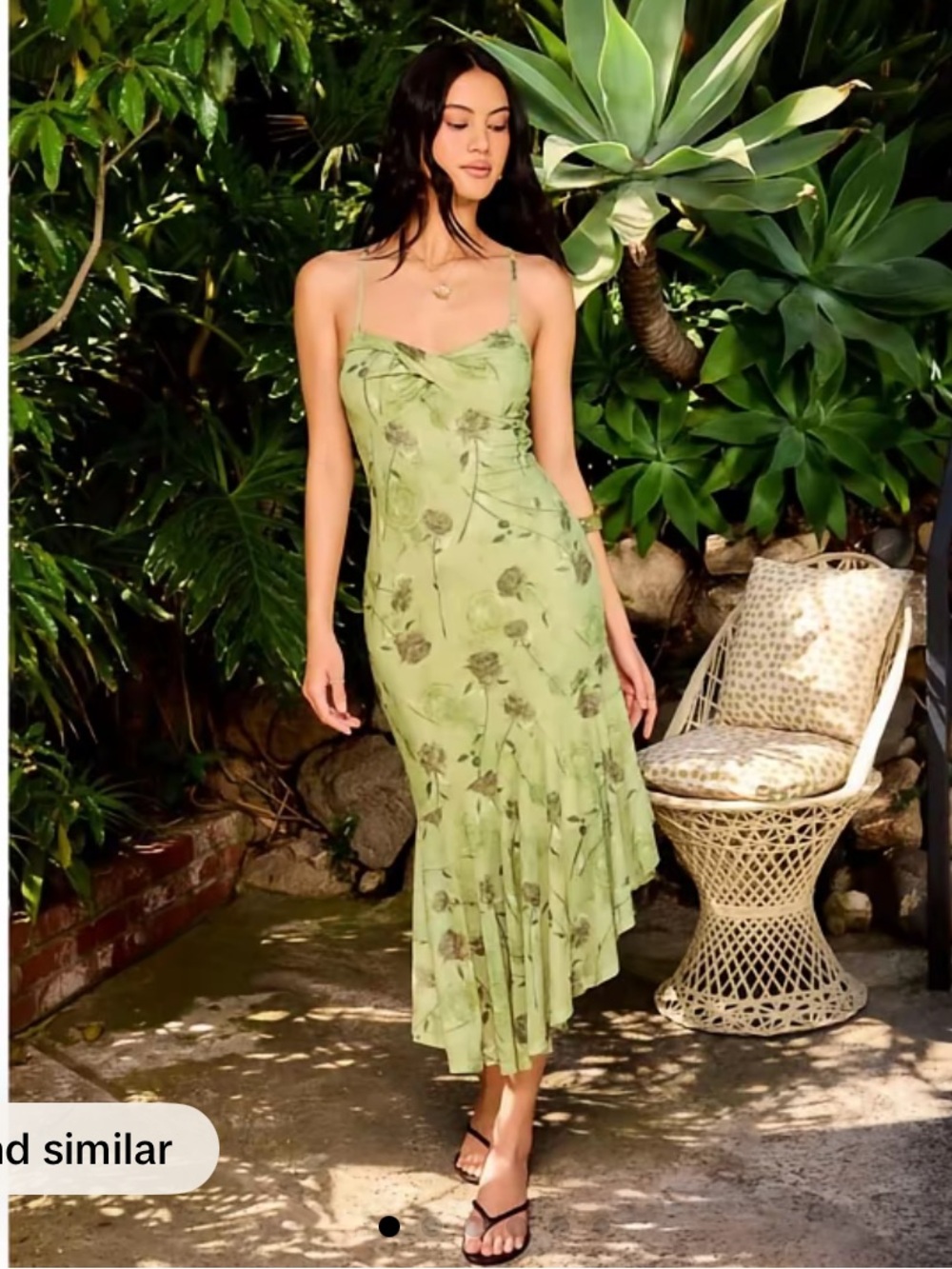 Cider Light Green Floral Sweetheart Mesh Mermaid Maxi Dress